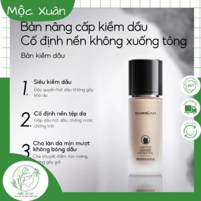 Kem nền Carslan kiềm dầu