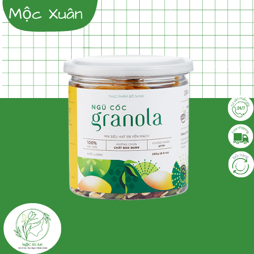 Granola Mix Sữa Chua: Món Ăn Sáng Ngon Miệng