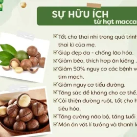 giá trị dinh dưỡng hạt macca