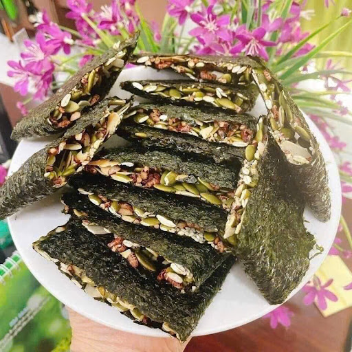 Snack tảo biển hạnh nhân