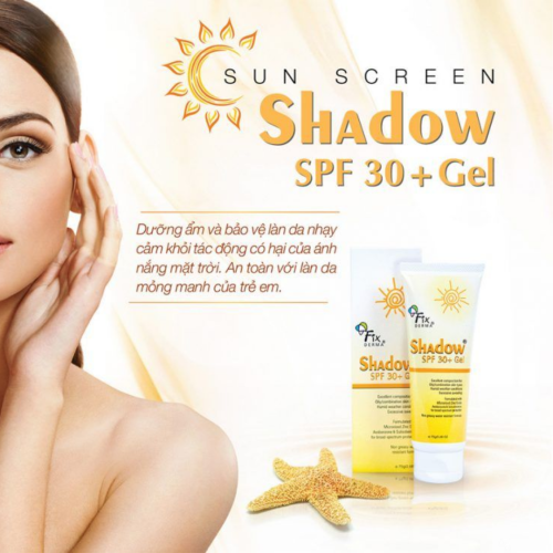 Gel Chống Nắng Fixderma Shadow SPF30+ Gel 75g