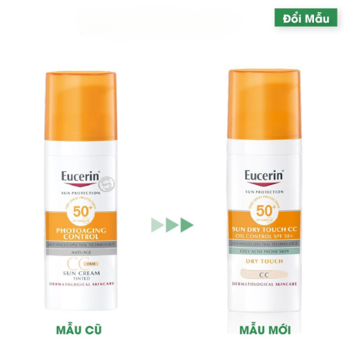 Kem Chống Nắng Che Khuyết Điểm Eucerin Sun Dry Touch 50ml