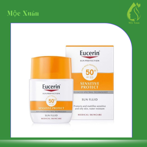 Kem Chống Nắng Eucerin Sensitive Protect Sun Mattifying Fluid SPF50+